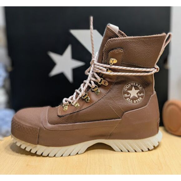 Converse CTAS Lugged 2.0 CC X-Hi Waterproof Leather Boots Women's Size 9 NIB - Picture 8 of 15